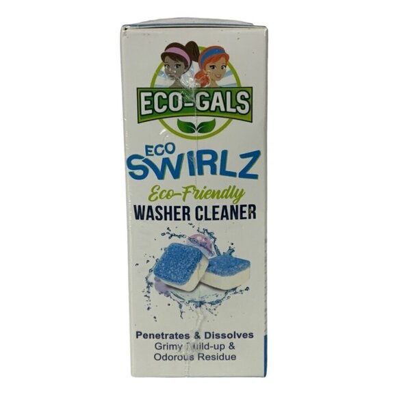 Eco-Gals Eco Swirlz Deep Washer Cleaning Tablets 24 Ct Box Eco-Friendly NEW - Picture 2 of 5